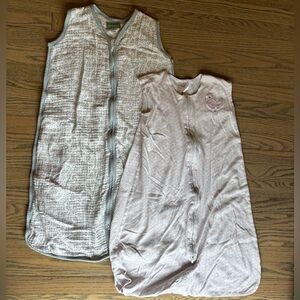 Lot of 2 lightweight XL sleep sacks Halo and Morris and Co gauze and cotton